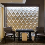Waiting area at the front desk
